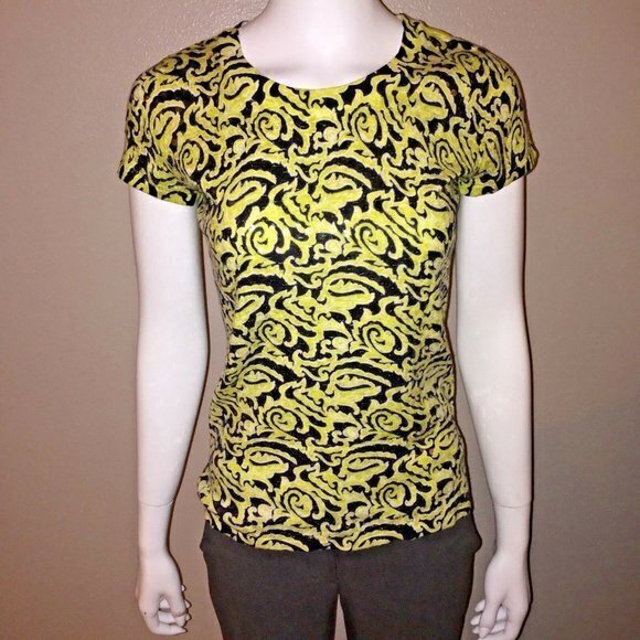 INC International Concepts Knit Top Size M Medium Womens‎ Sequin Blouse Stretchy - Picture 1 of 5